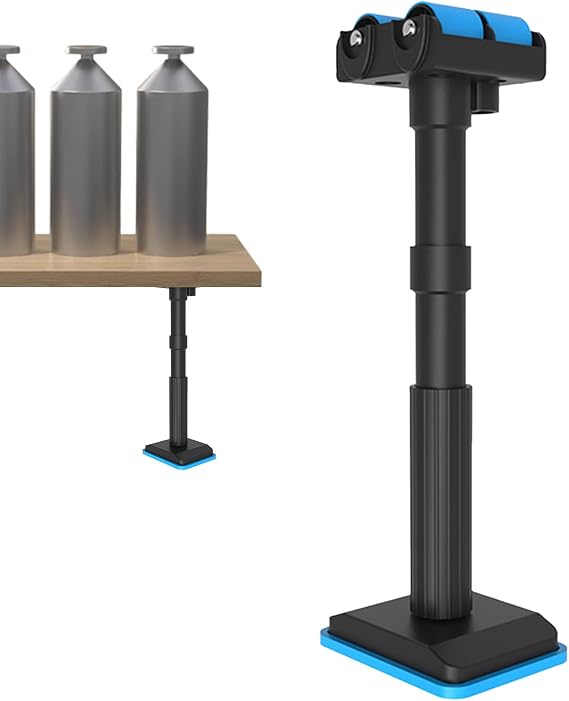 Adjustable Telescoping Pole - Multi Purpose Support Rod for Handmade Construction | Aluminum Alloy with Locking Mechanism, Ideal for Hanging Decorations, Shelving, Photography 7.48-17.32 in