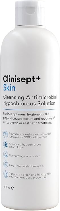 Clinisept+ Skin Hypochlorous Acid Cleanser, Pre & Post-Treatment Prep 300ml