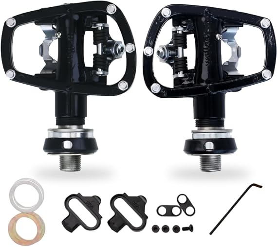 DJC Bike Pedal Quick Release Device R120B QRD QRD3 Mountain Bike Road Pedal MTB Bearing Cleats Self-Locking Ultralight Pedals