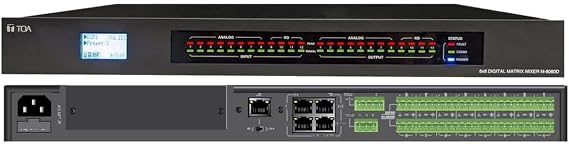 TOA Electronics M-8080D-AM 8 x 8 Digital Matrix Mixer