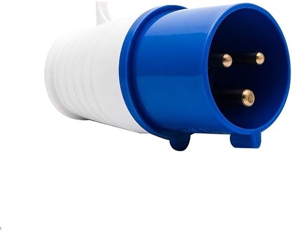 Blue Industrial Plug & Sockets MASO 32A 220v IP44 3 pin Industrial Site Plug & Wall Socket Waterproof IP44 Plug Connector Socket 2P+Earth Male/Female (#023)