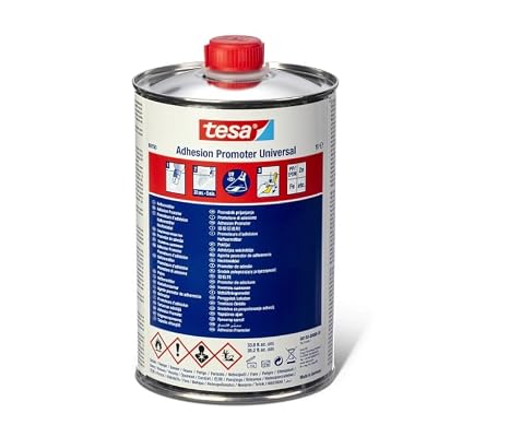 Tesa 60150 Adhesion Promoter Universal 1 Liter = 1000ml, Surface Treatment to Improve Adhesion to Various substrates