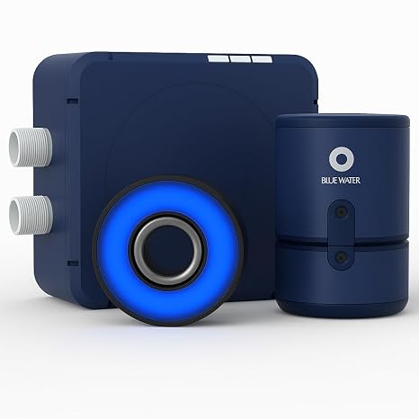 Bluewater Mineralizer for Super Osmosis Water Filtration System Hyper Fresh Water Add Swedish Minerals with Liquid Rock Includes Dosing Pump, Control Box & Bluewater O