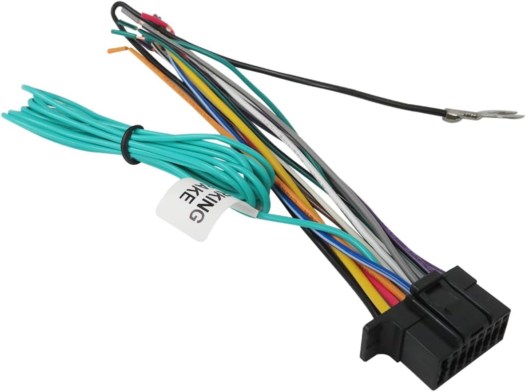 16 Pin Car Stereo Wiring Harness Plug for Sony XAV-AX3200 XAV-AX3250 XAV-AX4000 XAV-AX5000 XAV-AX5500 XAV-AX5600 XAV-AX6000 XAV-AX7000 by BLUE ELF