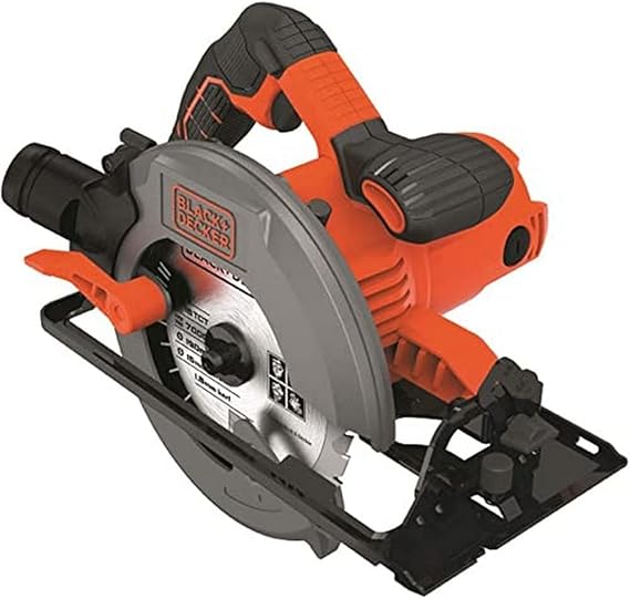 Black + Decker Cs1550-Qs Circular Saw, Orange/Black, 1500 W