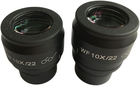 Microscope Accessories Kit 2 Pcs Adjustable WF10X /22 Eyepiece For Compound Microscope 30mm Microscope Slides