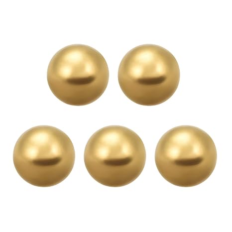 uxcell 5/8-inch Precision Solid Brass Bearing Balls 5pcs