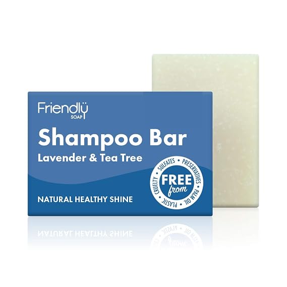FRIENDLY SOAP Lavender Tea Tree Shampoo Bar, 95 GR