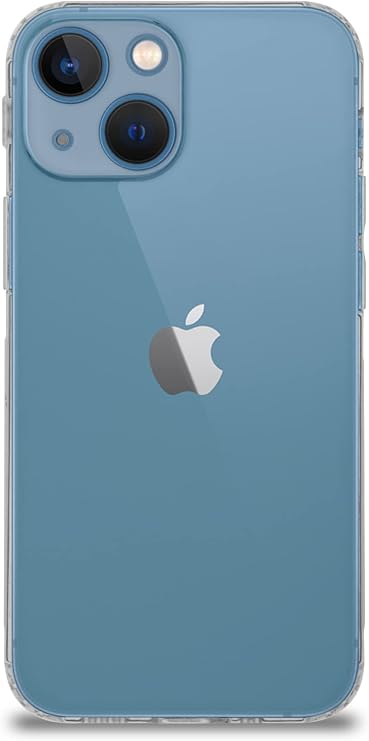 KZY İLETİŞİM Apple iPhone 13 Mini Tıpalı Kamera Korumalı Şeffaf Premier Kılıf