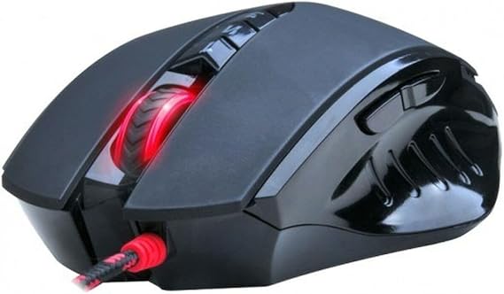 A4tech / Bloody BLOODY Bloody V8M PC Mouse, PC/Mac, Built-in Storage Capability, 2 Ways, black, red