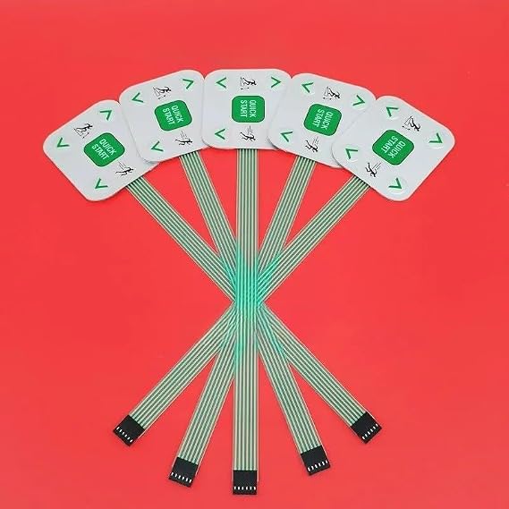 Quick start stop button keyboard for PRECOR 932 932i 954 954i 956 956i Treadmill parts repair(966i,PRECOR button 5pcs)