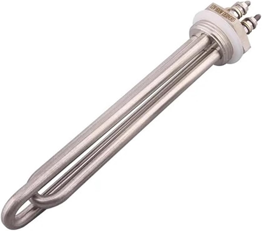 DN25 Immersion Tubular Electric Heater 12V 24V 36V 48V 300W 600W 900W 1200W 1500W 304SS Solar DC 1 inch Water Heating Element(Only Heater,24V_300W)