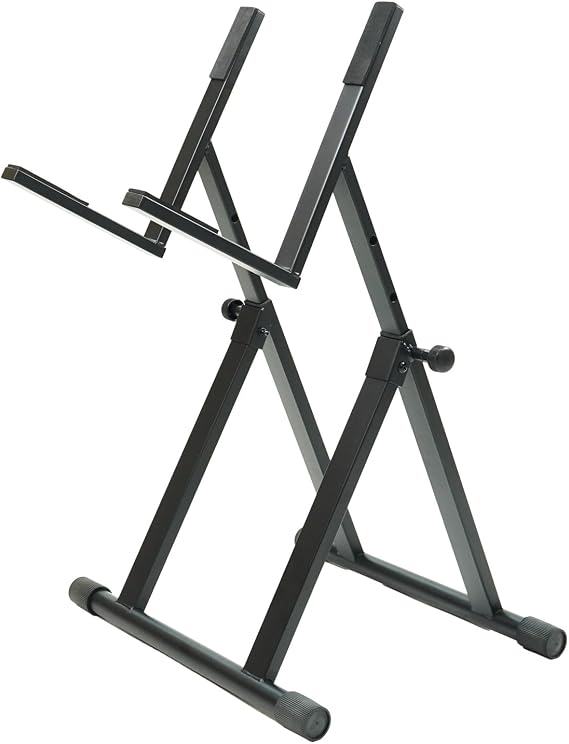 Stage Rocker Heavy Duty Amp Stand for Guitar and Bass, Stable 64 A-Frame Support for Heavy Duty Amps, 150 lbs Capacity, Adjustable Height 2631", Black