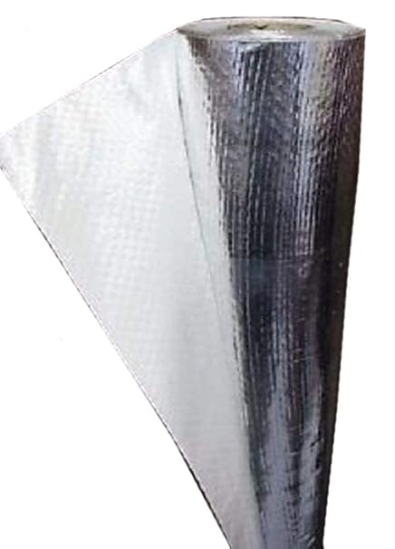 500 sqft (2ft x250ft) of NASA TECH Commercial Grade Solid White One Side Non Perforated No Tear Green Energy Radiant Barrier Reflective Insulation Attic Foil Roof Attic House Wrap SCIF RIFD