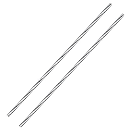 2PCS 8mm x 150mm Steel Rod Linear Rod Motion Shaft for 3D Printer and DIY Craft Tool (150mm, 2)