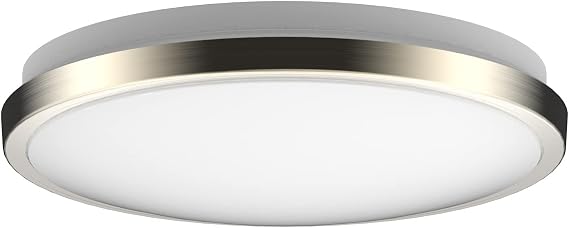 DYMOND LED Ceiling Light Flush Mount 10 Inches Ceiling Light Fixture Dimmable for Bathroom, Kitchen, Laundry Room (3000K Warm White, 10 inches)