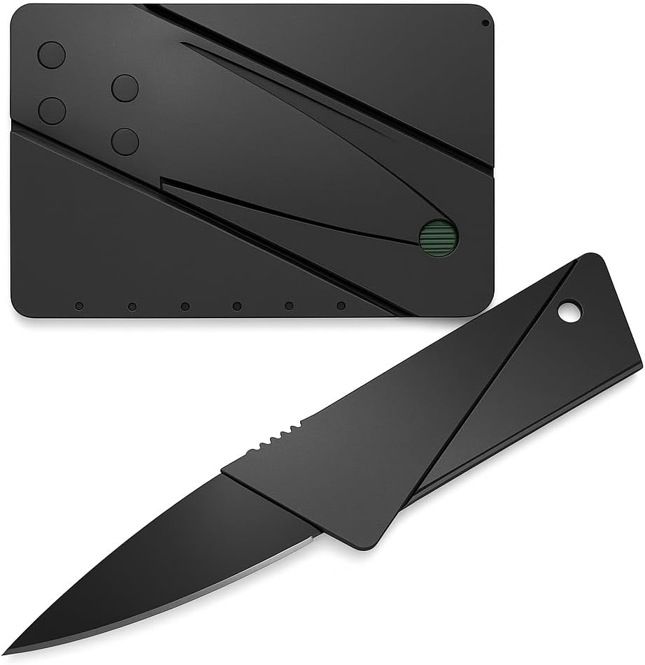 Kredi Kartı Şeklinde Katlanabilir Mini Bıçak – Ultra Hafif, Taşınabilir, Pratik – Cüzdan Tipi Acil Durum Bıçağı