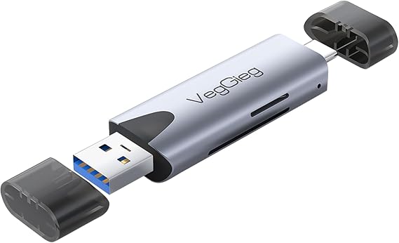 VegGieg Type-C ve USB 3.0 SD-MicroSD TF Kart Okuyucu