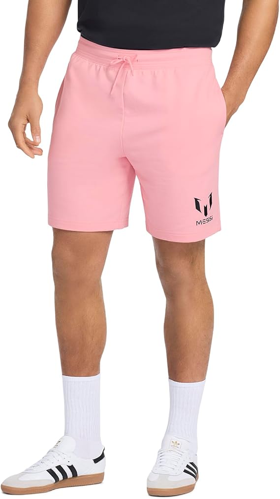 Messi Men's Lifestyle Essential Wingstar Shorts with Drawstring