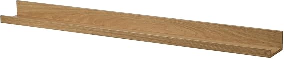 Çerçeve rafı, meşe görünümlü, 115 cm