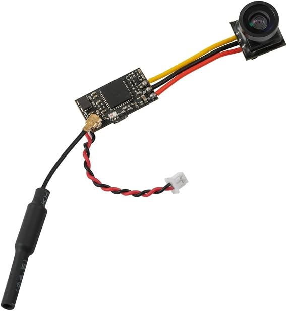 Compatible for RC Micro FPV Camera Transmitter 5.8G 25MW for Drone | LST-S4+ AIO FPV camera with 5.8G 25MW 40CH transmitter and 800TVL resolution, featuring OSD for racing drone builds