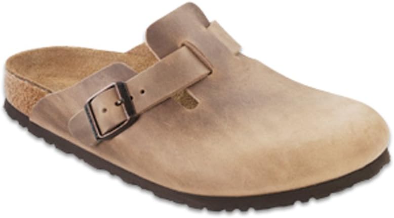 Birkenstock Boston Classic Arch Clog,Tobacco Brown Leather,41 M EU