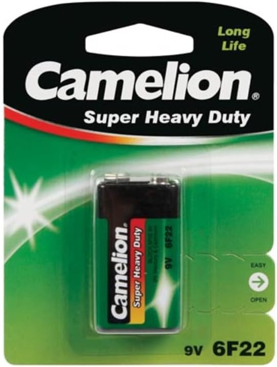 Velleman Camelion 10000122 6F22 9 V Super Heavy Duty Battery