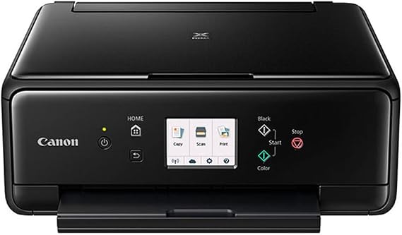 Canon Compact TS6020 Wireless Home Inkjet All-in-One Printer, Copier & Scanner, Mobile Printing, Auto Duplex and Business Card Printing, Black