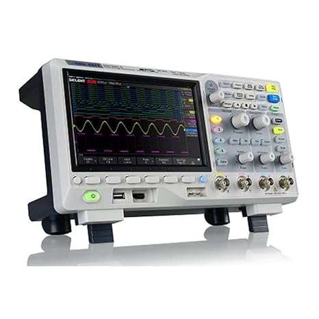 Siglent Technologies SDS1104X-E 100Mhz Digital Oscilloscope 4 Channels Standard Decoder, Grey