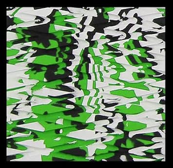 Hydro-Turf Cut Diamond Ride Mat Material Sheet 37x58 (Lime Green Camo)