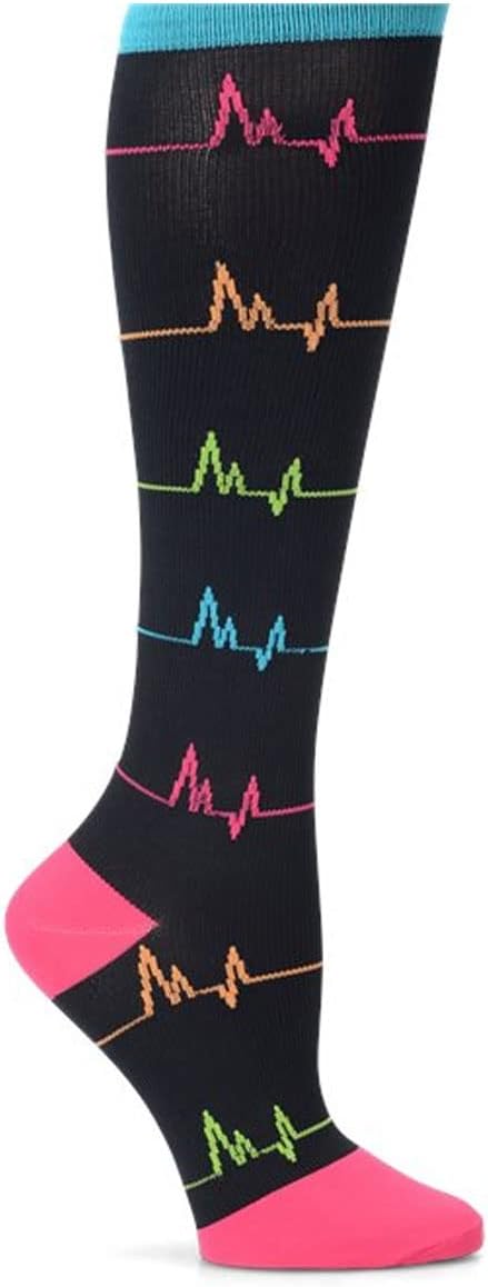 Nurse Mates Socks | 12-14 mmHg Compression | Over The Calf | Comfort Support