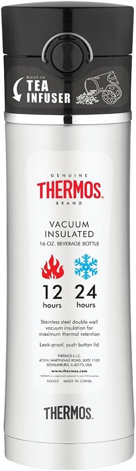 Thermos NS403 Thermos Mug 0.47 lt Black - White