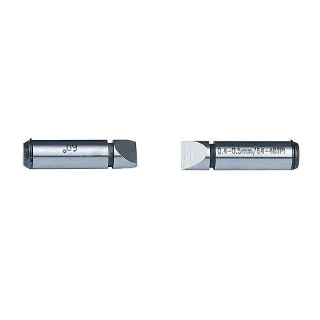 INSIZE 7381-T14 Measuring Tips for Screw Thread Micrometer, 13-9 TPI/ 2 mm-3 mm
