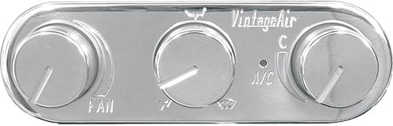 VPA 491210-RUA Gen IV ProLine Streamline A/C Control Panel 3-Knob Controls LED B