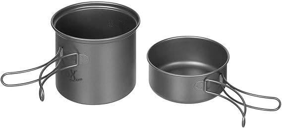 Fox Outdoor Titanium Cookware Pot Pan