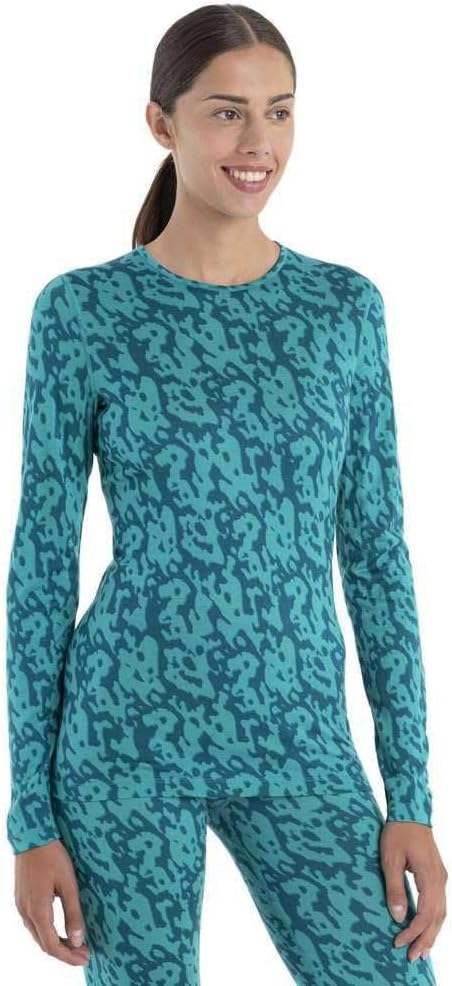 Icebreaker Merino Womens Women Merino 200 Oasis Ls Crewe Macro Forms