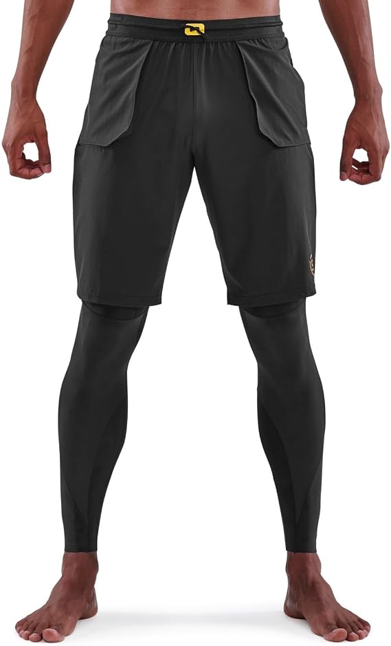 Skins Women's Series-5 Superpose 2-in-1 Performance Compression Travel and Recovery Tights