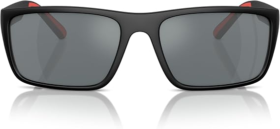 Scuderia Ferrari 0FZ6003U Sunglasses, Black Matte/Grey Mirrored Black, 59 mm