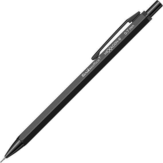 Scrikss Office Hexagonr Mekanik Kurşun Kalem Siyah 0.7 Mm