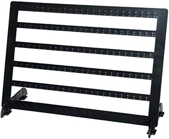 Darice 2025-444, Black, Earring Display: Plastic, 9.5 x 13.25 Inches