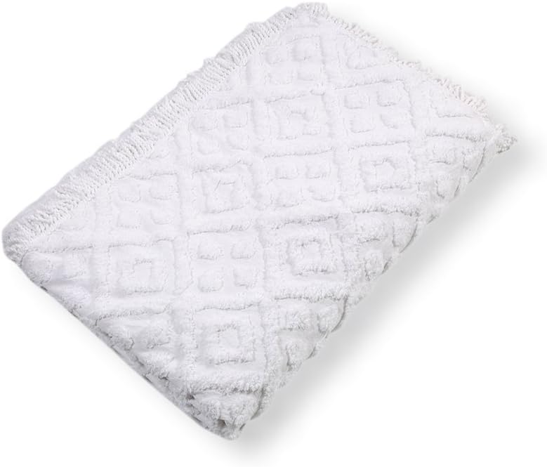 Stylemaster Diamond Bedspread, King, White