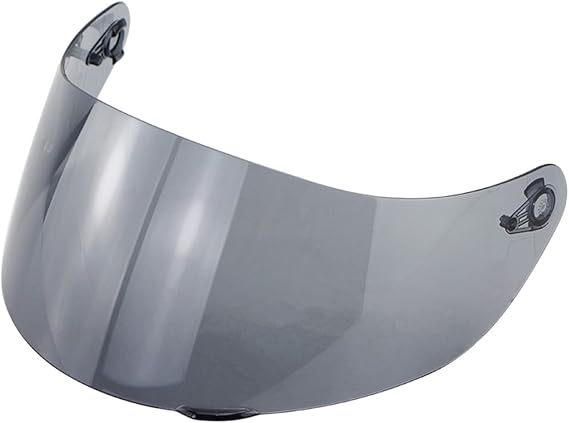 Shkalacar Motorcycle Helmet Visor Replacement for AGV K1 K3SV K5, Motorcycle Wind Shield Helmet Lens Visor Full Face Helmet (Smoke)