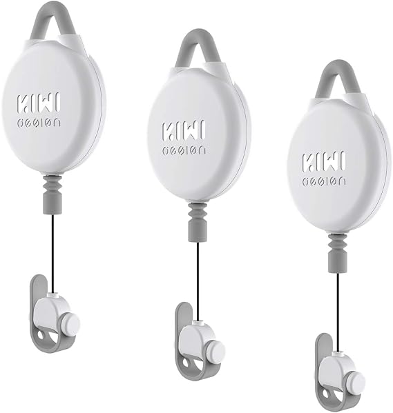 KIWI design VR Cable Management, 3 Packs VR Pulley System Compatible with Quest 3S/3/2/1/Pico/PSVR/PSVR2