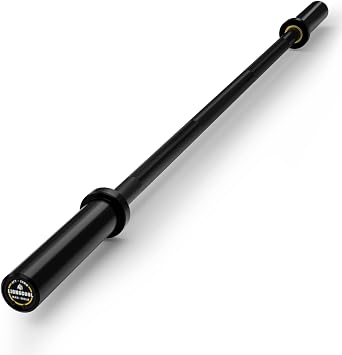 LIONSCOOL Premium 4ft/4.9ft/6ft Barbell for Strength Training and Olympic Weightlifting, 2 Inch Weight Bar for Squats, Curls, Deadlifts, Presses, Hip Thrusts, 350lbs/500lbs Capacity