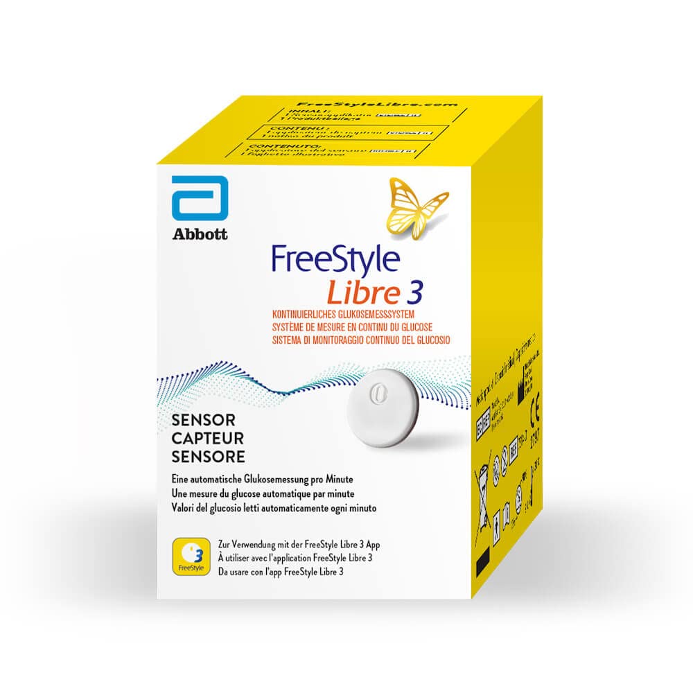 FreeStyle Libre 3 Diabetes Sensor 1 Piece Blood Sugar Meter Becopa Voucher One Piece White