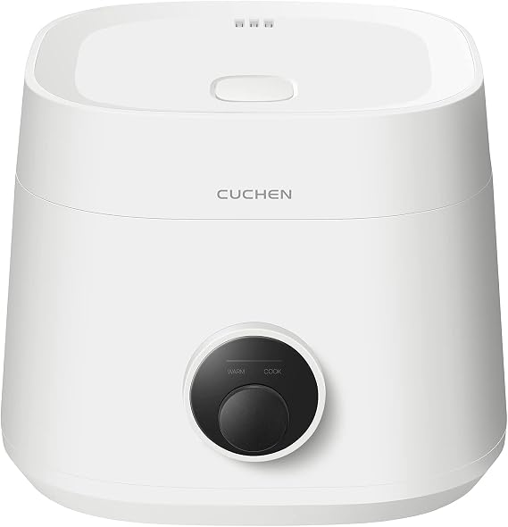 [CUCHEN] CRE-D0601WUS | Rice Cooker 6 Cup (Uncooked) (1.14 quarts): 6 person serving/per use | Warmer | Detachable Clean Cover | Nonstick Inner Pot | White, Multi Cooker Function