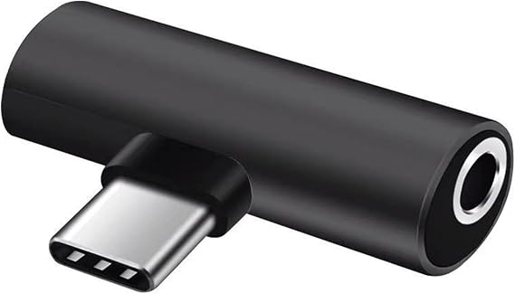 2in1 USB C to 3.5mm Female Headphone Jack+Type C Charging Adapter USB C to Aux-Audio Converter for S23-S22 S21-S20