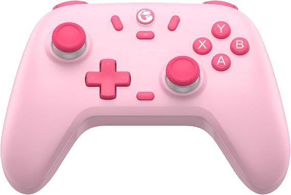 GameSir Nova Lite Wireless Controller – 2.4G & Bluetooth Gamepad for Windows PC, iPhone, Android, Switch & Steam Deck – Hall Effect Triggers, Turbo Function, Rumble Vibration (Blush Pink)