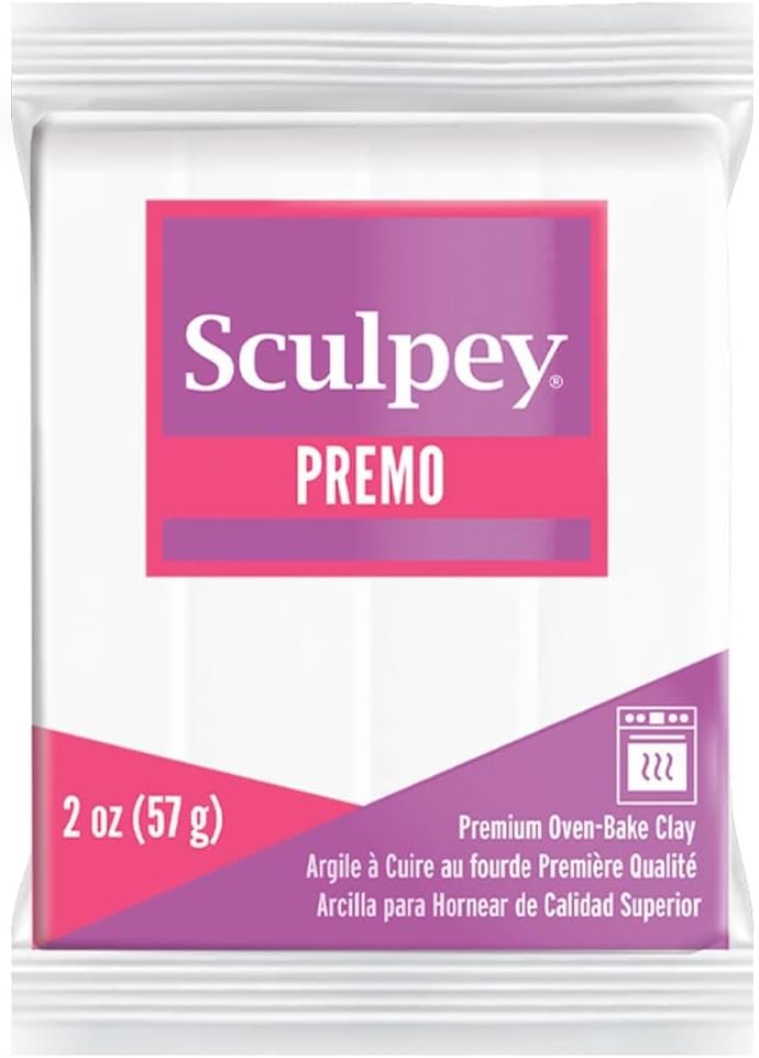 Sculpey Premo oven-curing modeling clay white