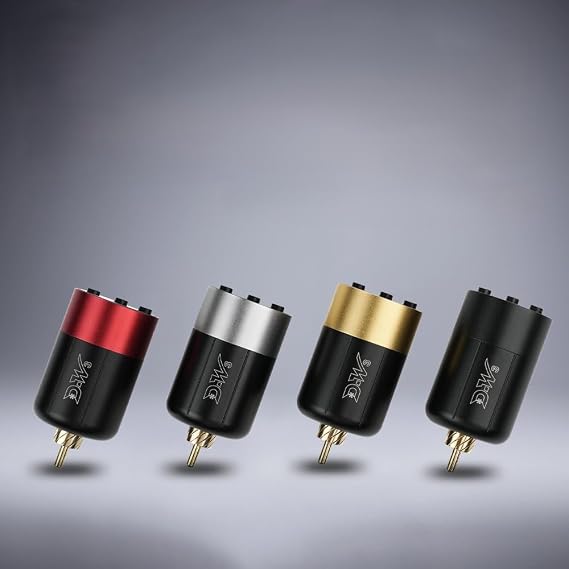 DGT DW3 Tattoo Machine Battery with with the ring switch on/off RCA input 1500mAh (Golden)